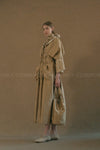MUTEDANCE silk waist adjustable long skirt MD23FW21 bronze PM103
